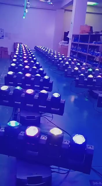 Moving head beam led 4 in 1 with led strobe