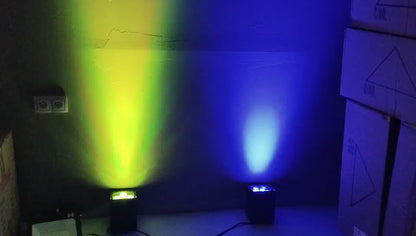 Par led battery 4x10W RGBWA UV